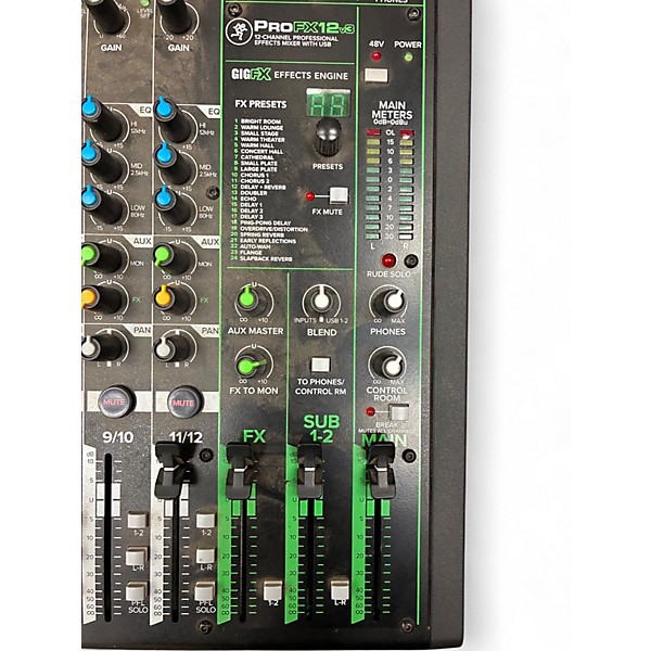 Used Mackie PROFX12 Unpowered Mixer