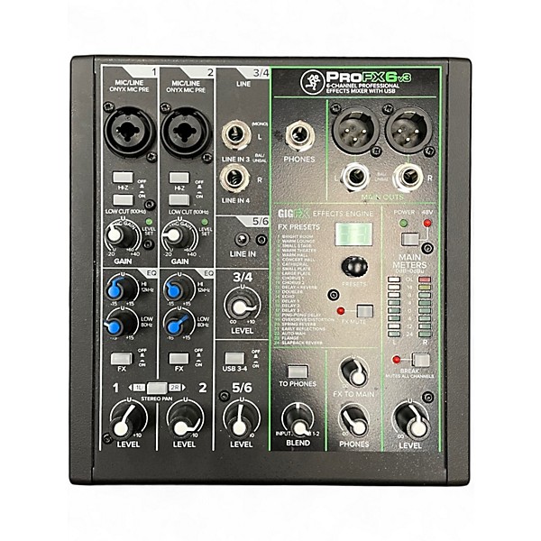 Used Mackie PROFX6 V3 Powered Mixer