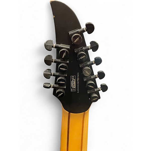 Used Legator Joshua Travis Signature Ninja 300 Pro 9 Trans Black Solid Body Electric Guitar