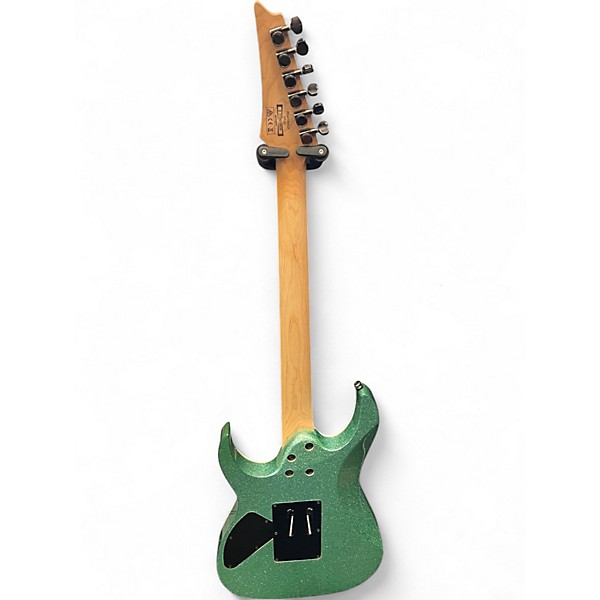 Used Ibanez RG470 Green Sparkle Solid Body Electric Guitar