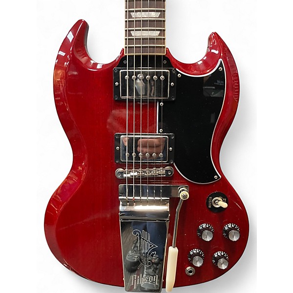 Used Gibson 1961 Reissue SG maestro Heritage Cherry Solid Body Electric Guitar