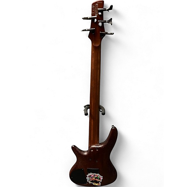 Used Ibanez SR505 5 String 2 Color Sunburst Electric Bass Guitar