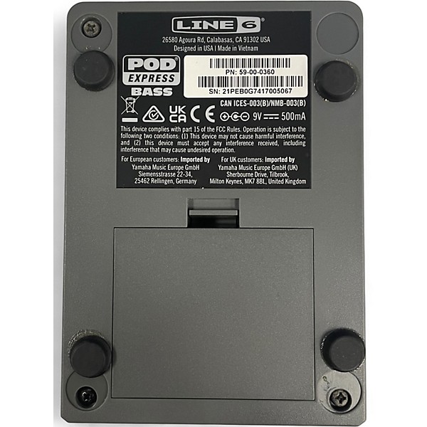 Used Line 6 BASS EXPRESS Effect Processor