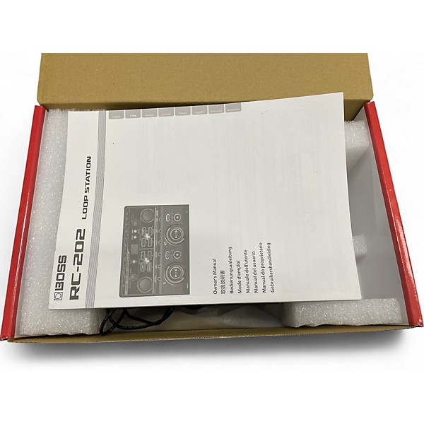 Used BOSS RC202 LOOP STATION Pedal