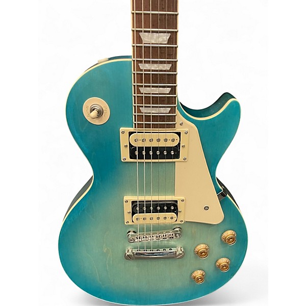 Used Epiphone Les Paul Traditional Pro IV Blue Burst Solid Body Electric Guitar