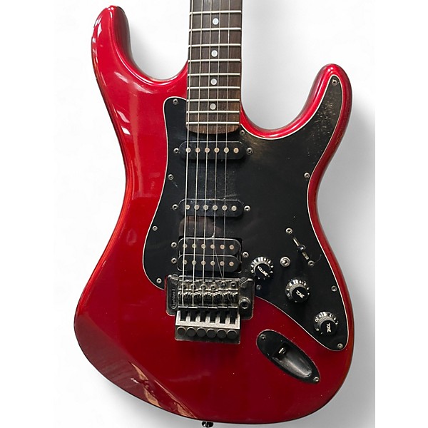 Used Kramer 300ST Candy Apple Red Metallic Solid Body Electric Guitar