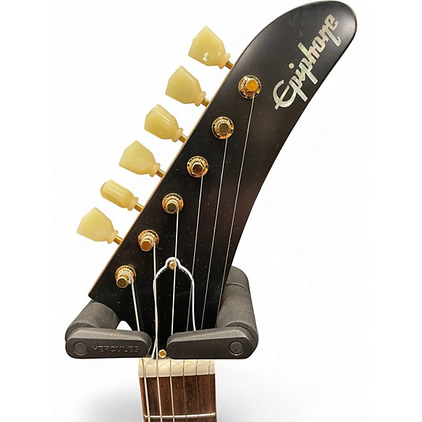 Used Epiphone Limited Edition '58 Korina Explorer Natural Solid Body Electric Guitar