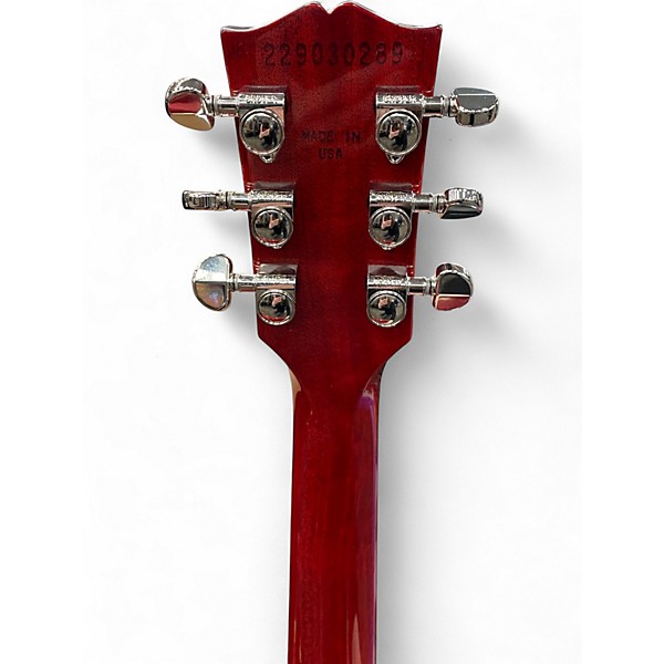 Used Gibson Les Paul Standard Trans Red Solid Body Electric Guitar