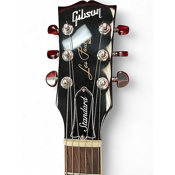 Used Gibson Les Paul Standard Trans Red Solid Body Electric Guitar