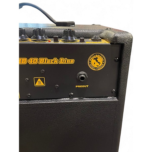 Used Markbass CMB 101 Black Line 1x10 40W Bass Combo Amplifier Bass Combo Amp