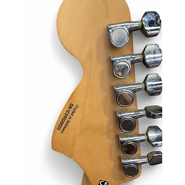 Used Squier Standard Stratocaster 3 Color Sunburst Solid Body Electric Guitar