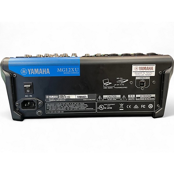 Used Yamaha MG12XU Unpowered Mixer