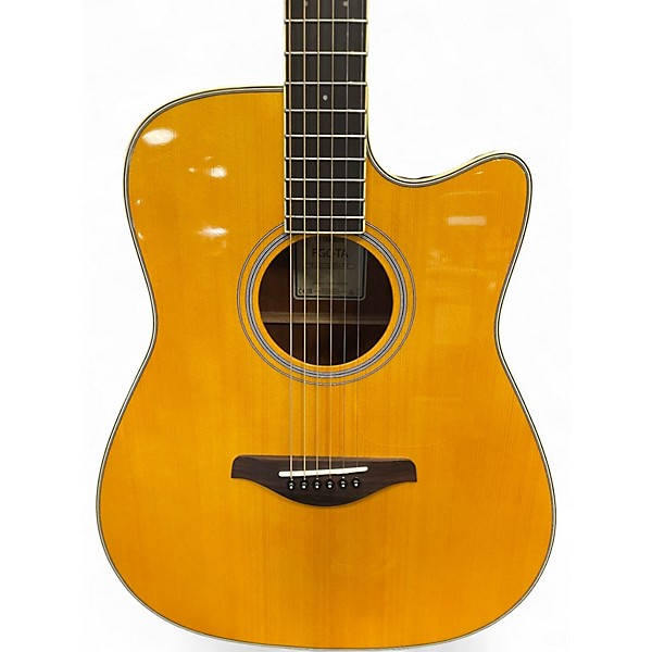 Used Yamaha FGC-TA TRANSACOUSTIC Natural Acoustic Electric Guitar