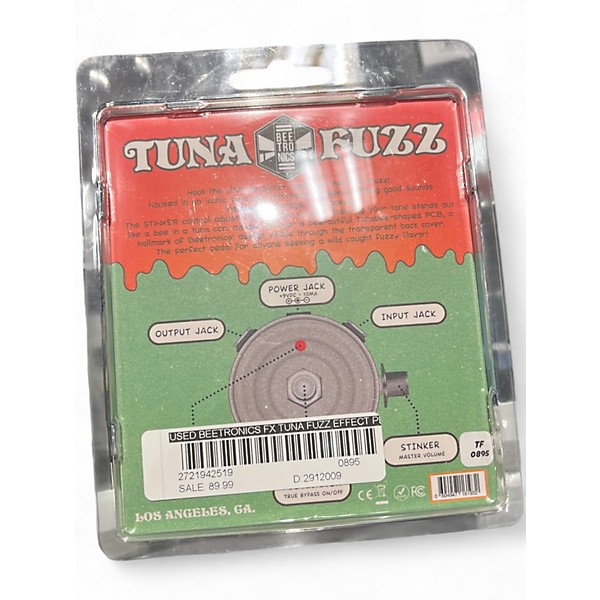 Used Beetronics FX TUNA FUZZ Effect Pedal