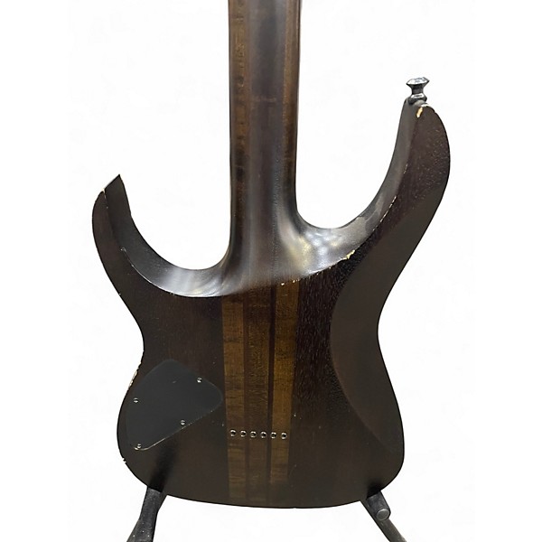 Used Ibanez RGRT421 WEATHERED BLACK Solid Body Electric Guitar