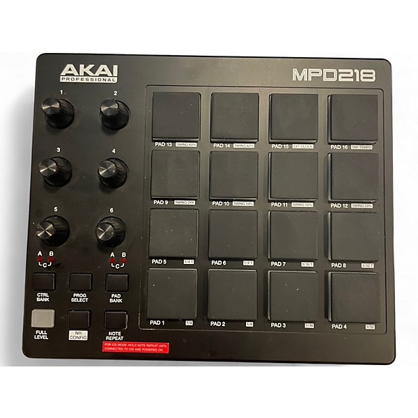 Used Akai Professional MPD218 MIDI Controller