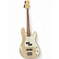 Used 2000s Squier Standard Precision Bass Champagne Electric Bass Guitar thumbnail