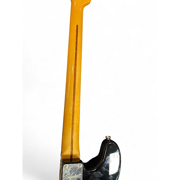 Used Squier Bass VI Black Solid Body Electric Guitar