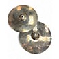 Used Turkish 15in Raw Brilliant Hi Hat Pair Cymbal thumbnail