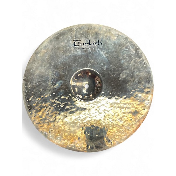 Used Turkish 15in Raw Brilliant Hi Hat Pair Cymbal