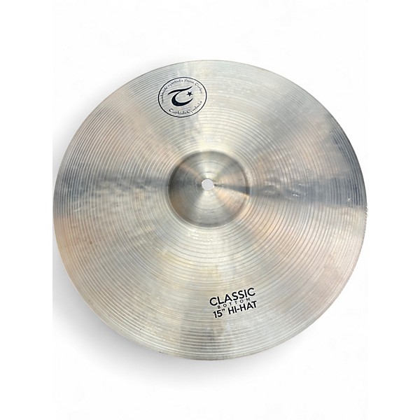 Used Turkish 15in classic series hi hat pair Cymbal