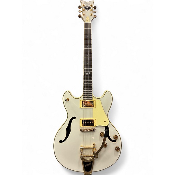 Used Schecter Guitar Research Robin Zander Signature Corsair WHITE Solid Body Electric Guitar