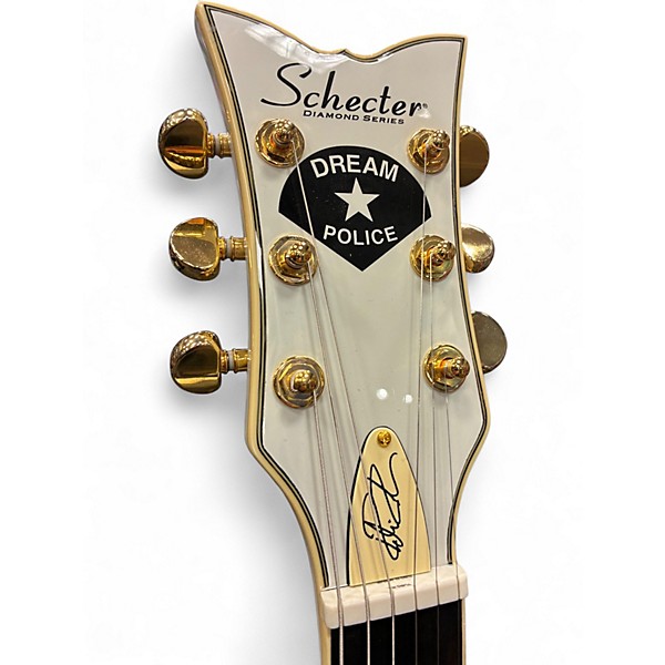 Used Schecter Guitar Research Robin Zander Signature Corsair WHITE Solid Body Electric Guitar