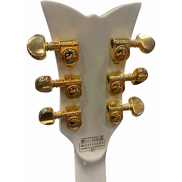 Used Schecter Guitar Research Robin Zander Signature Corsair WHITE Solid Body Electric Guitar