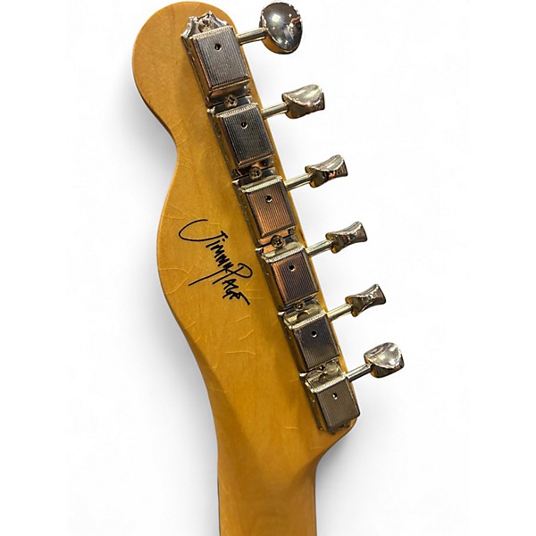 Used Fender Jimmy Page Dragon Art Telecaster Natural Solid Body Electric Guitar