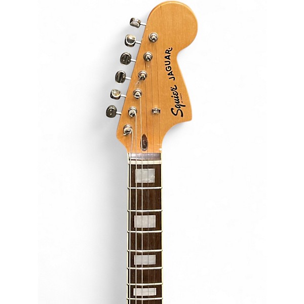 Used Squier CLASSIC VIBE 70'S JAGUAR Black Solid Body Electric Guitar