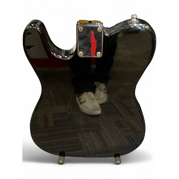 Used Squier Telecaster Black Solid Body Electric Guitar