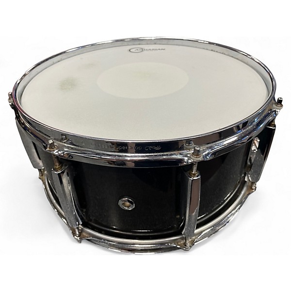 Used Pearl 14X6 SESSION CUSTOM SNARE Black Drum