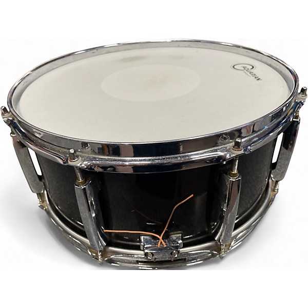 Used Pearl 14X6 SESSION CUSTOM SNARE Black Drum