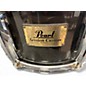 Used Pearl 14X6 SESSION CUSTOM SNARE Black Drum