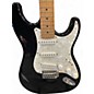 Used Harmony STRAT  BLACK Solid Body Electric Guitar