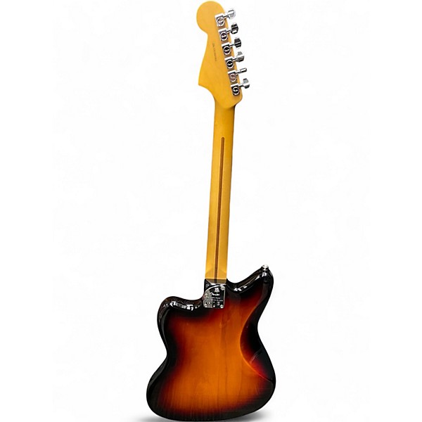 Used Fender American Professional II Jazzmaster 3 Tone Sunburst Solid Body Electric Guitar