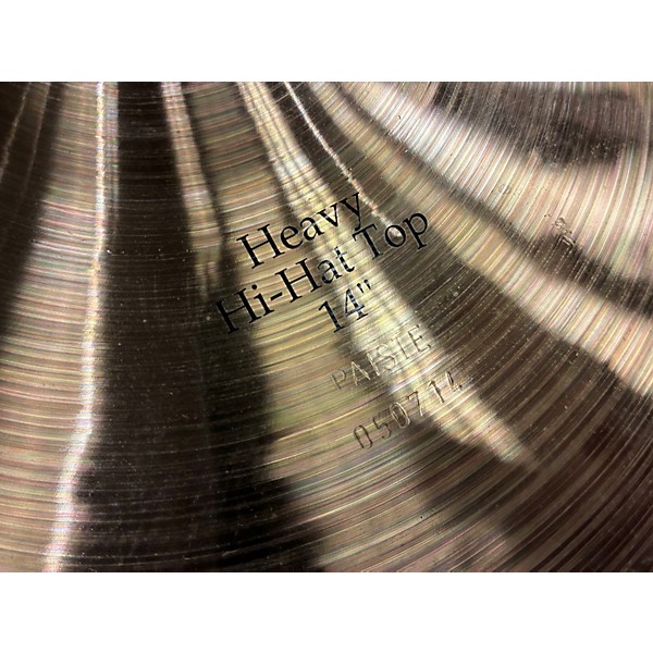 Used Paiste 14in Formula 602 Sound Edge Hi Hat Pair Cymbal