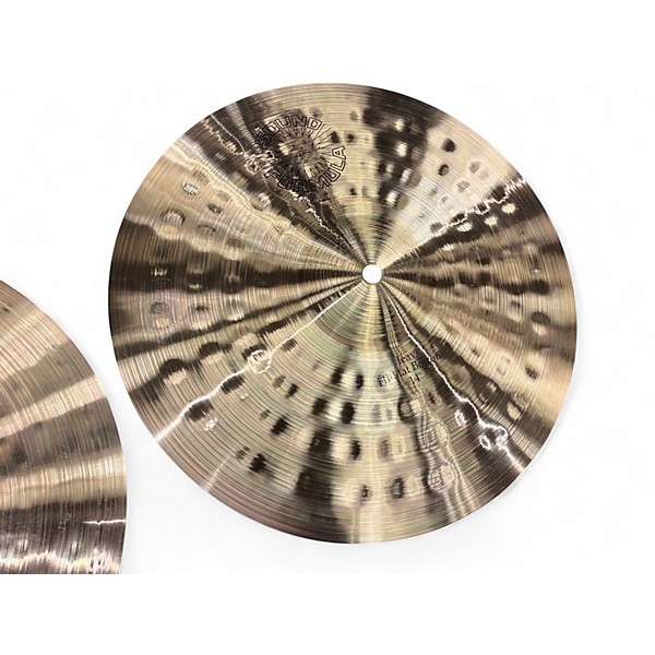 Used Paiste 14in Formula 602 Sound Edge Hi Hat Pair Cymbal