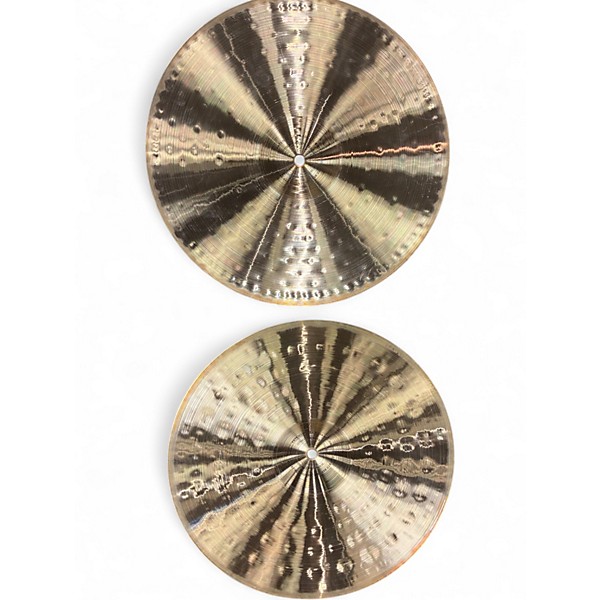 Used Paiste 14in Formula 602 Sound Edge Hi Hat Pair Cymbal