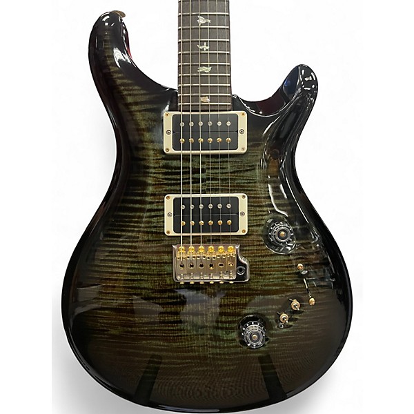 Used 2021 PRS CUSTOM 2408 MASH GREENWRAP BURST Solid Body Electric Guitar