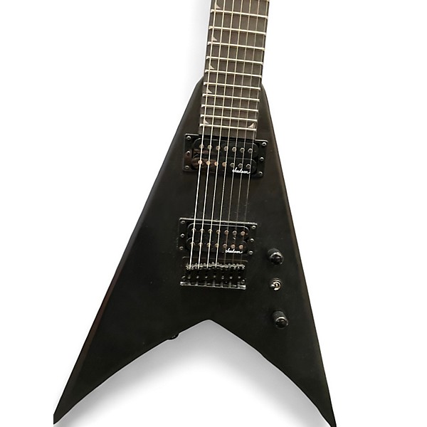 Used Jackson JS22-7 Black Solid Body Electric Guitar