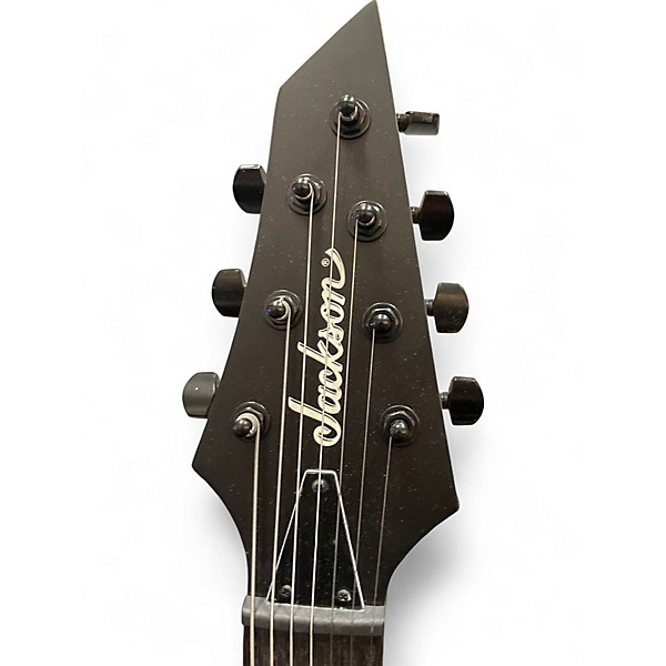 Used Jackson JS22-7 Black Solid Body Electric Guitar