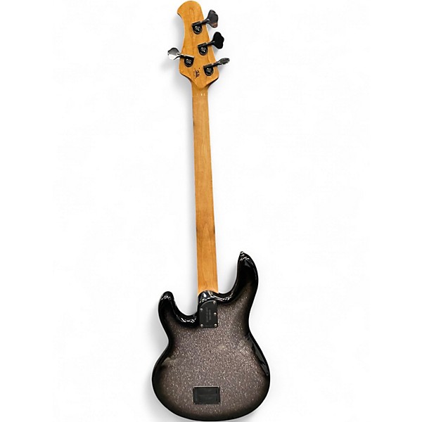 Used Ernie Ball Music Man Stingray H Silver Sparkle Electric Bass Guitar