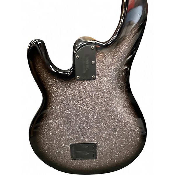 Used Ernie Ball Music Man Stingray H Silver Sparkle Electric Bass Guitar