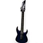 Used Ibanez GRG7221QAT Trans Blue Solid Body Electric Guitar thumbnail