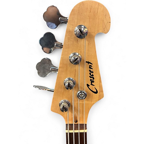 Used Cresent Guitars P BASS Blue to Black Fade Electric Bass Guitar