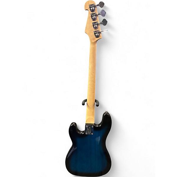 Used Cresent Guitars P BASS Blue to Black Fade Electric Bass Guitar