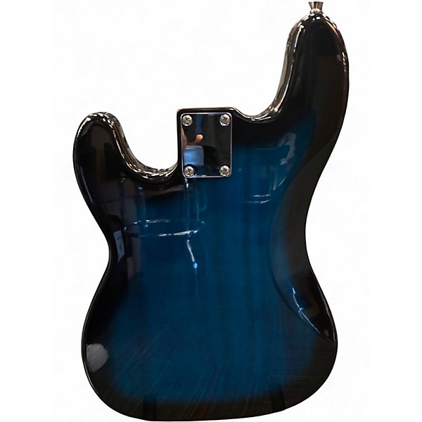 Used Cresent Guitars P BASS Blue to Black Fade Electric Bass Guitar