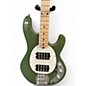 Used Sterling by Music Man stingray olive green Electric Bass Guitar