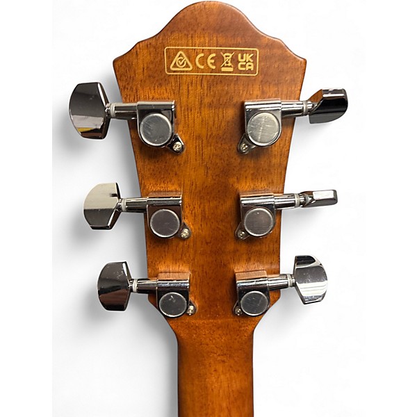 Used Ibanez AEG58L Capri Orange Acoustic Electric Guitar
